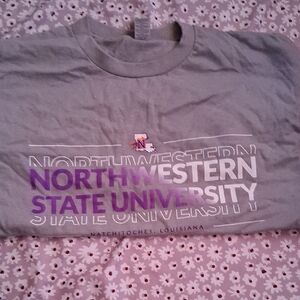 Gray Northwestern State University T-Shirt